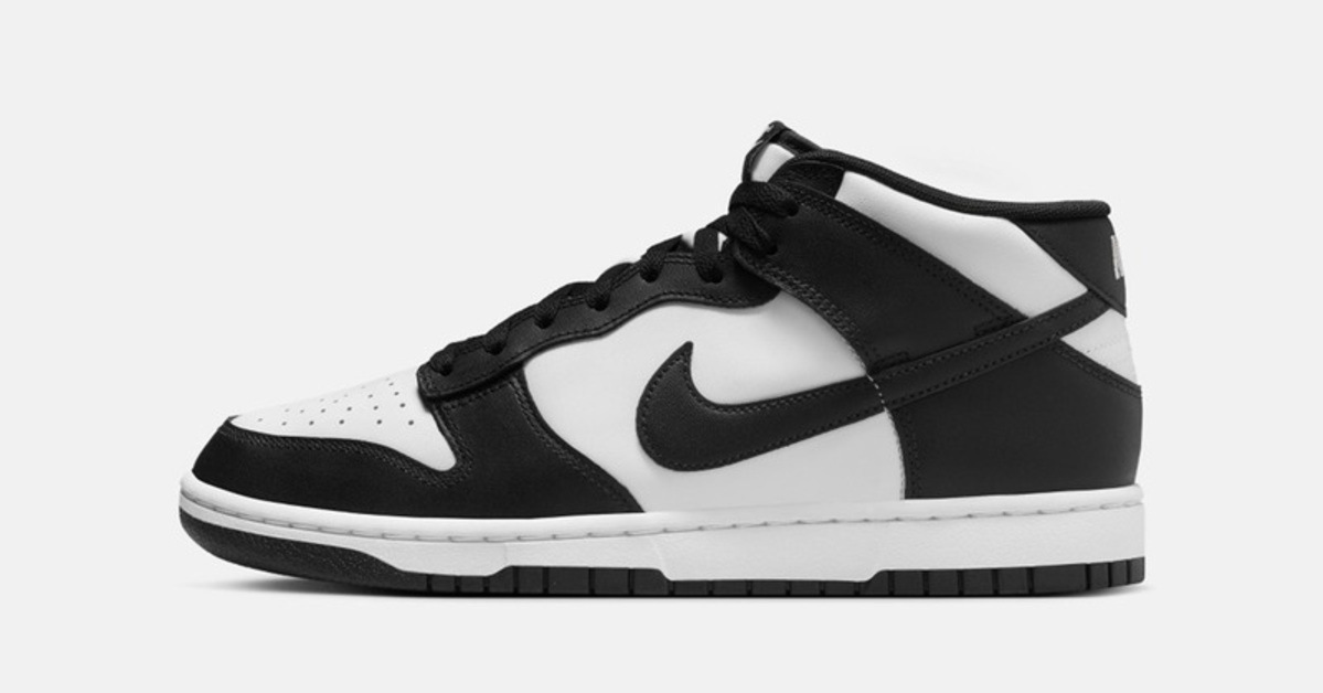 Nike Adds a Dunk Mid to its "Panda" Range